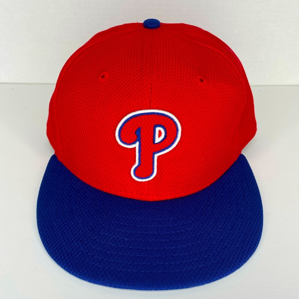 Philadelphia Phillies Official Spring Training On Field Mens Fitted Hat 7 3/4